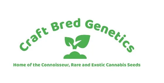 Craft Bred Genetics logo with a seedling icon.