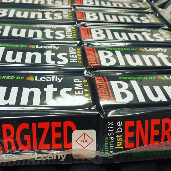 District 8 CannaStiX packaging designed by Jeremy Benisek.